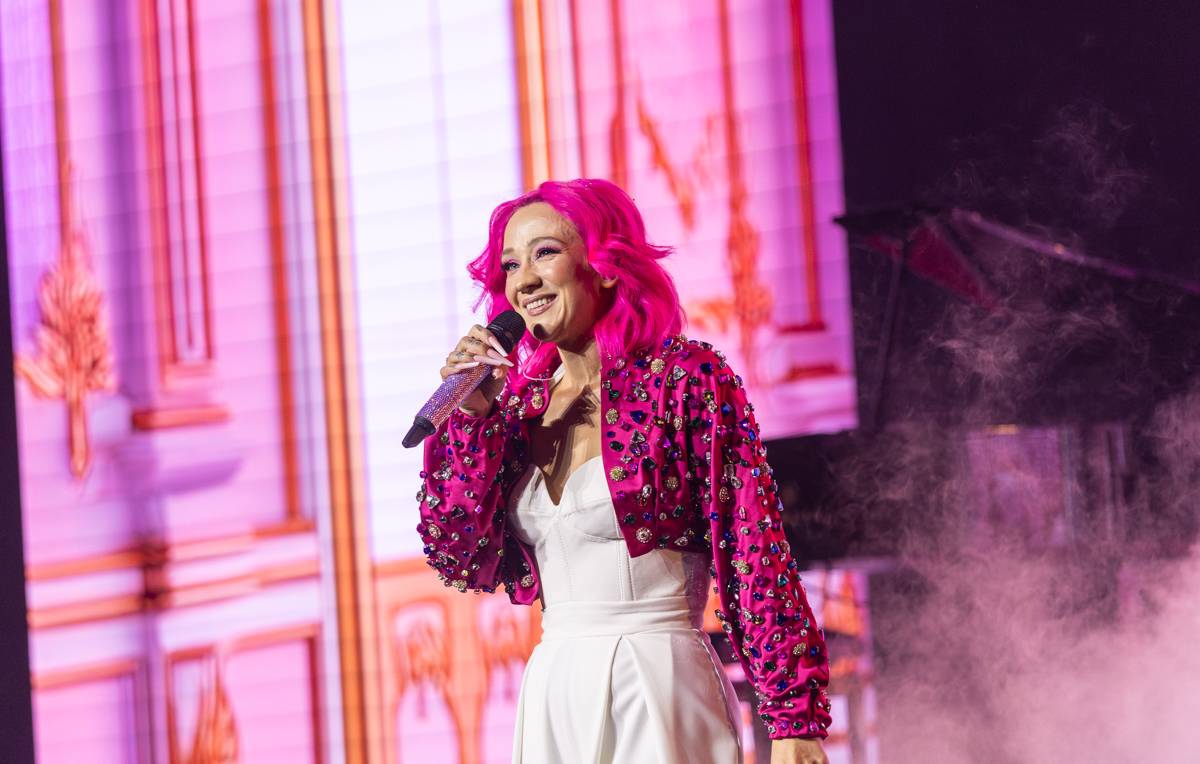 Tereza Mašková zbarvila O2 universum do růžova, pokřtila i nové album