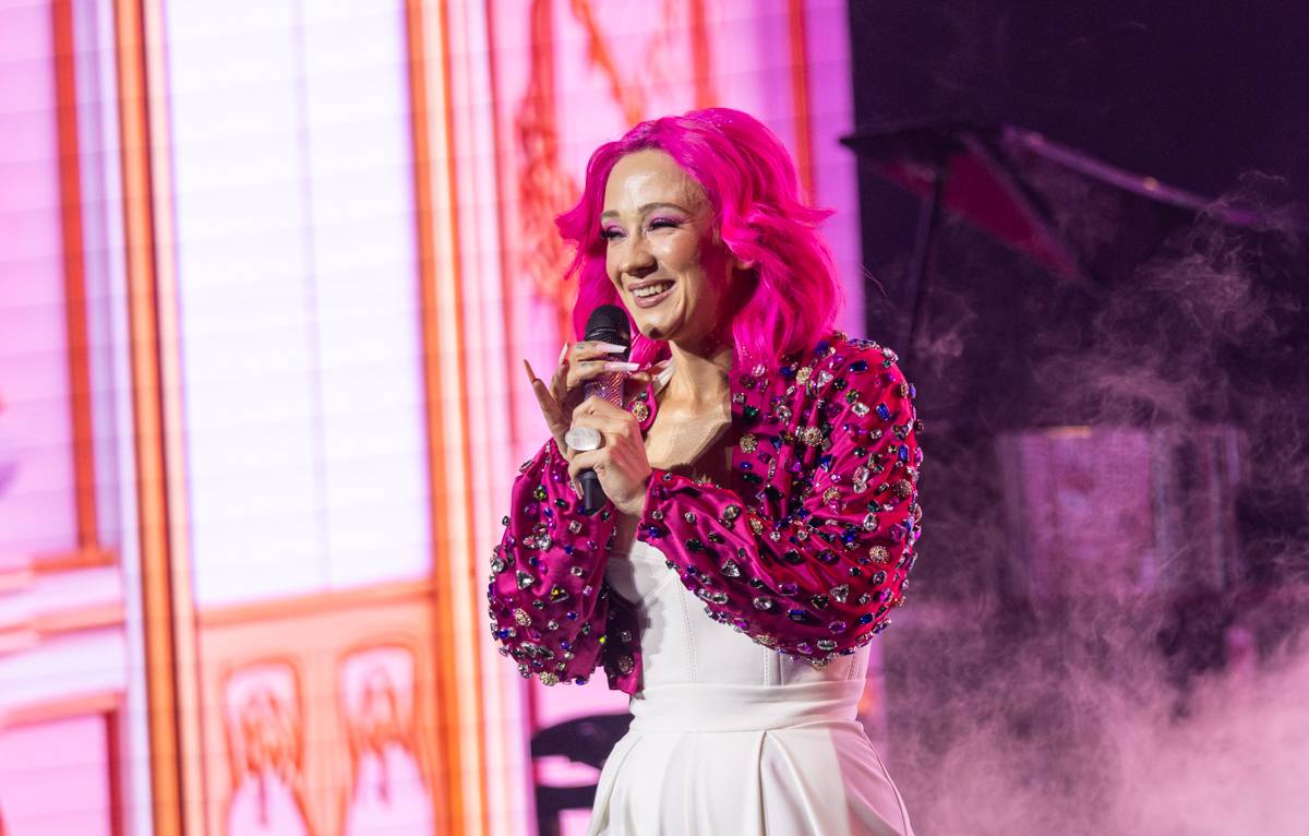 Tereza Mašková zbarvila O2 universum do růžova, pokřtila i nové album