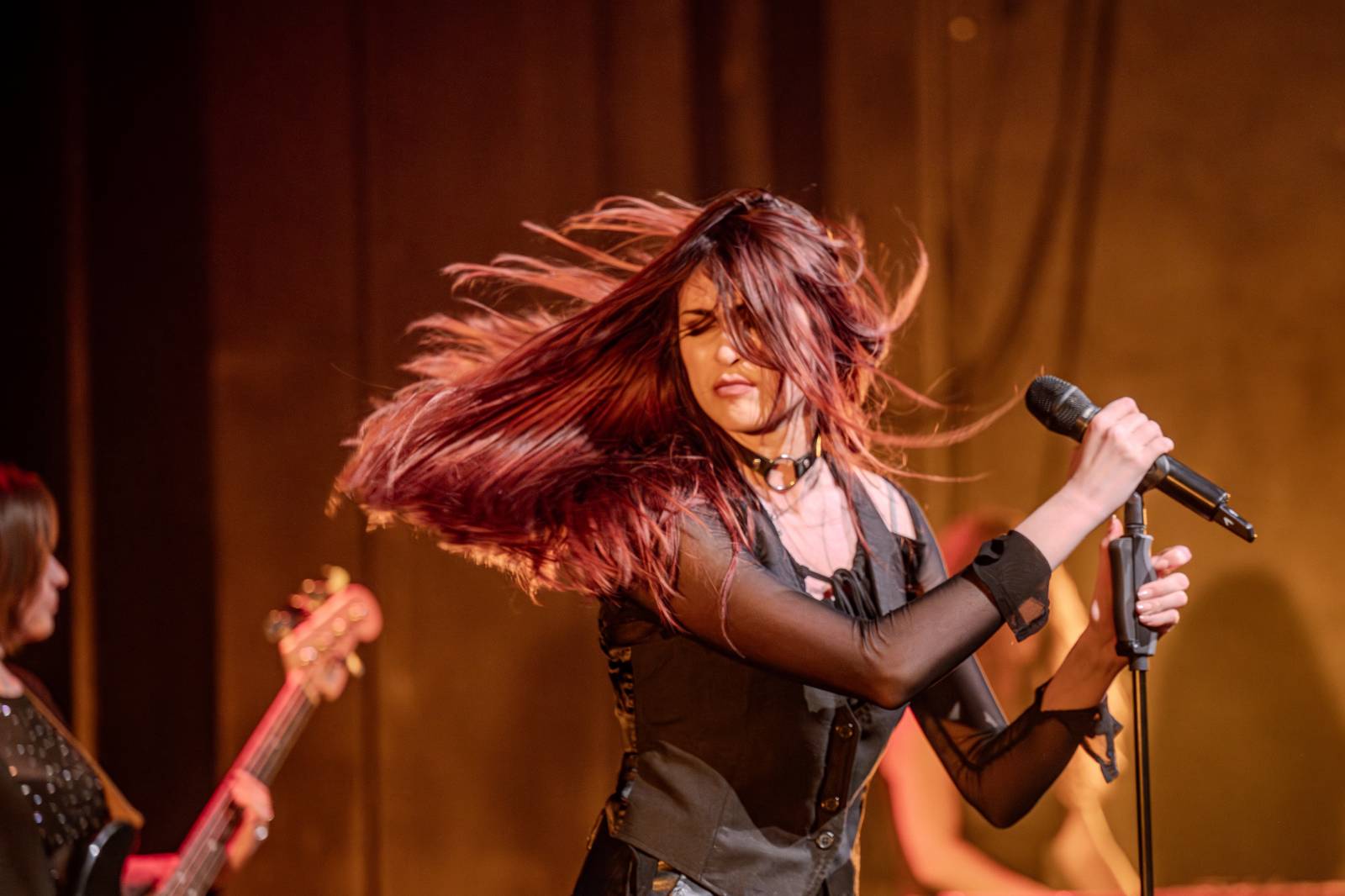 Divadlo Hybernia rozezněly písně Deep Purple. V ženském podání je zazpíval tribute band Strange Kind of Women