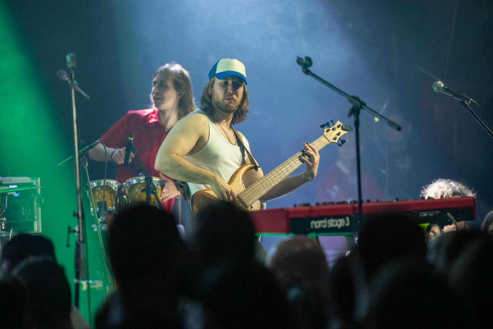 Elektrïck Mann rozparádil vyprodaný Lucerna Music Bar. Dámy ukazovaly vnady, pánové chlouby