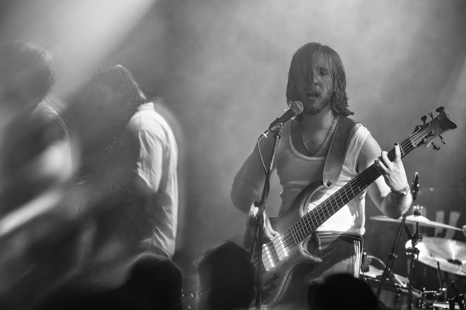 Elektrïck Mann rozparádil vyprodaný Lucerna Music Bar. Dámy ukazovaly vnady, pánové chlouby