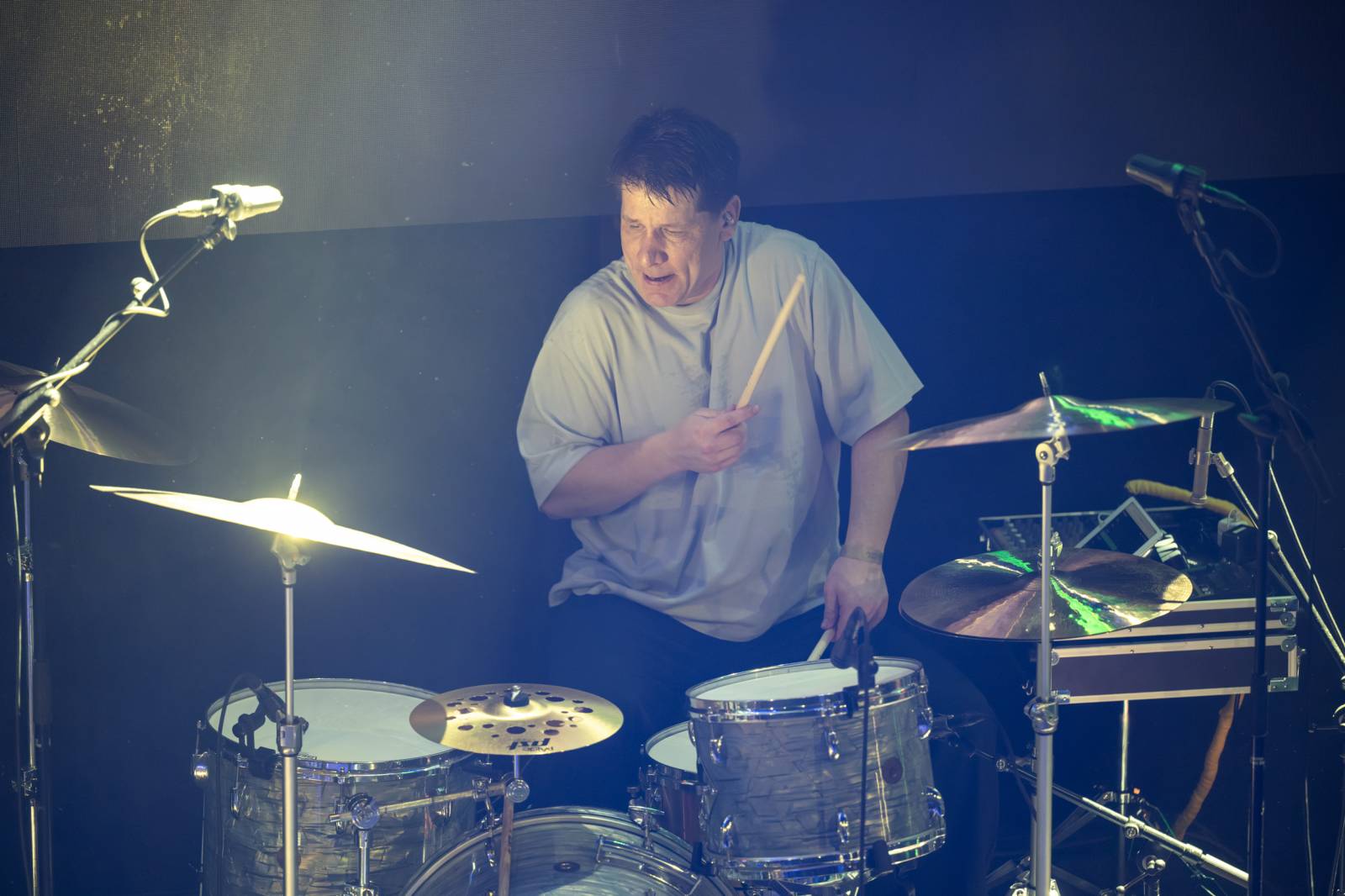 Elektrïck Mann rozparádil vyprodaný Lucerna Music Bar. Dámy ukazovaly vnady, pánové chlouby