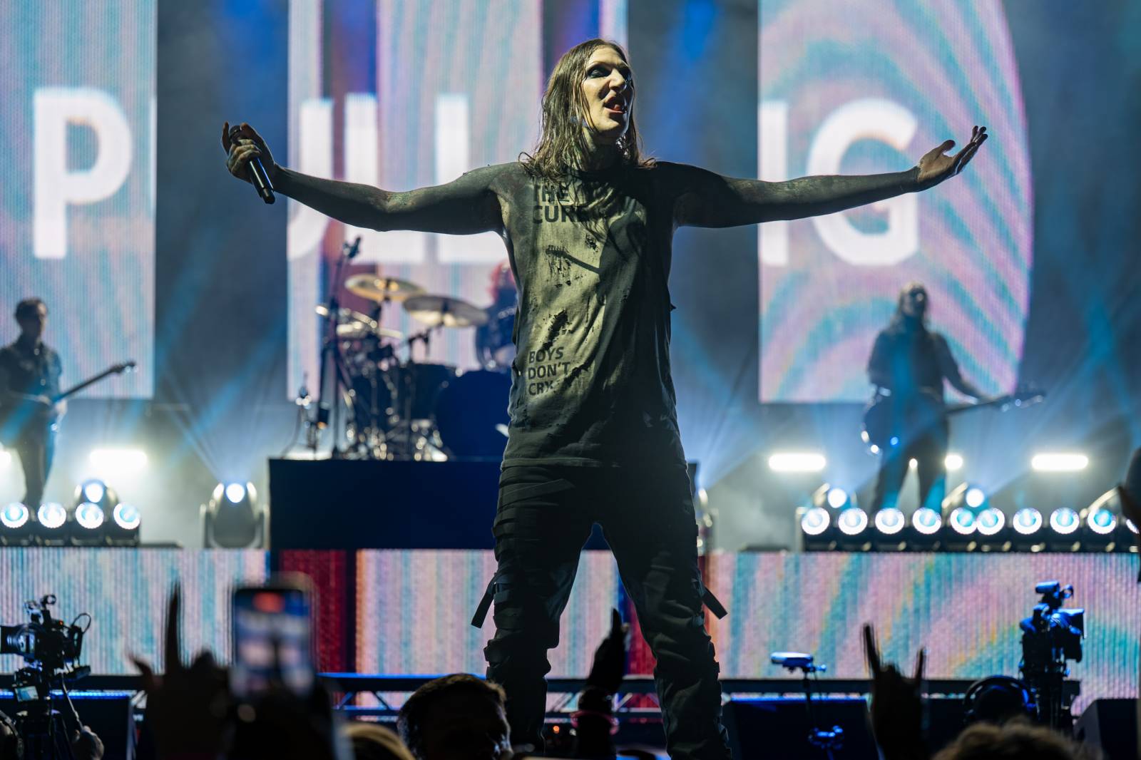 Motionless in White řádili ve vyprodaném Foru Karlín, jejich show neměla trhliny