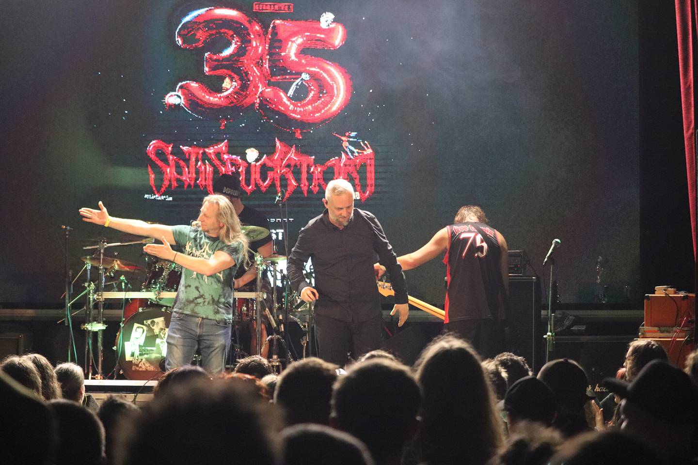 Satisfvcktion oslavili 35 let na scéně s řadou hostů, do Českých Budějovic dorazili i bývalí členové