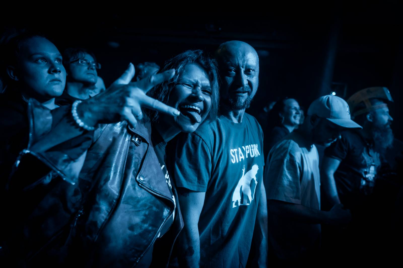 Punková jízda v Paláci Akropolis. Visací zámek nabídl průřez svou tvorbou