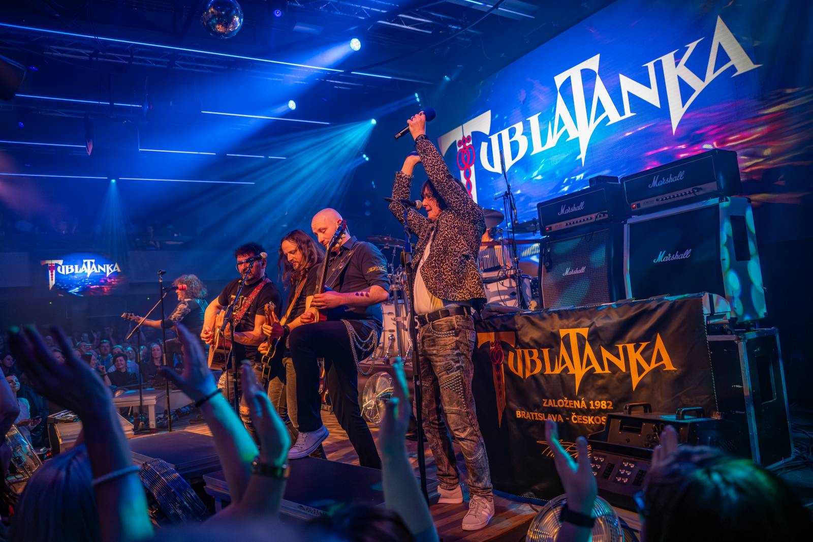 Slovenská legenda Tublatanka dorazila do Prahy, Lucerna Music Bar rozezpívala svými největšími hity
