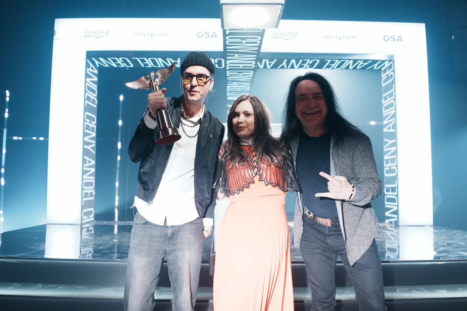 V zákulisí Cen Anděl. Radovali se Michal Prokop či Mňága a Žďorp, dorazili i Ewa Farna, Ben Cristovao nebo Lenny