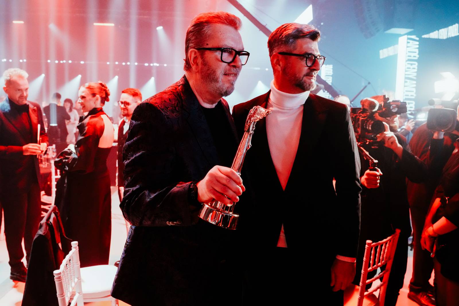 V zákulisí Cen Anděl. Radovali se Michal Prokop či Mňága a Žďorp, dorazili i Ewa Farna, Ben Cristovao nebo Lenny