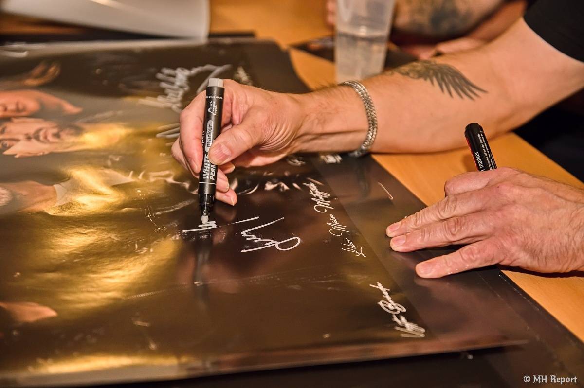 Motorband oslavil v Plzni čtyřicítku. Blahopřáli mu Ladislav Křížek,  Radek Zíka a  Honza Toužimský