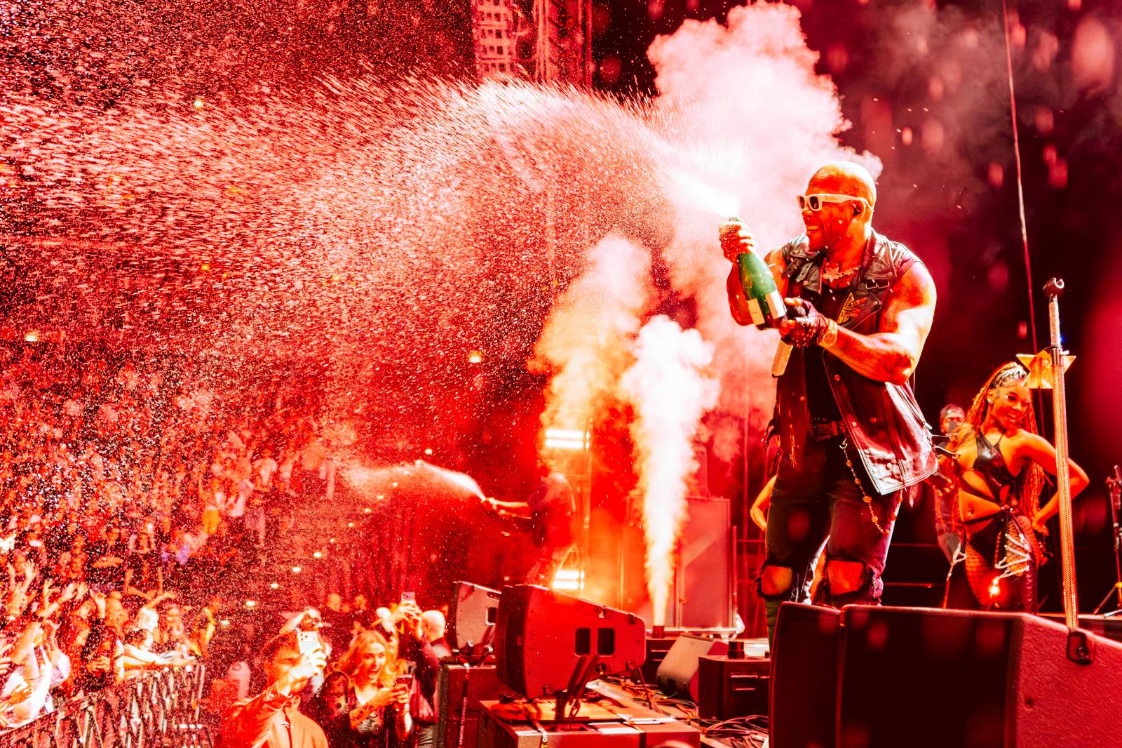 Flo Rida poprvé vystoupil v Praze, na pódium si pozval fanoušky