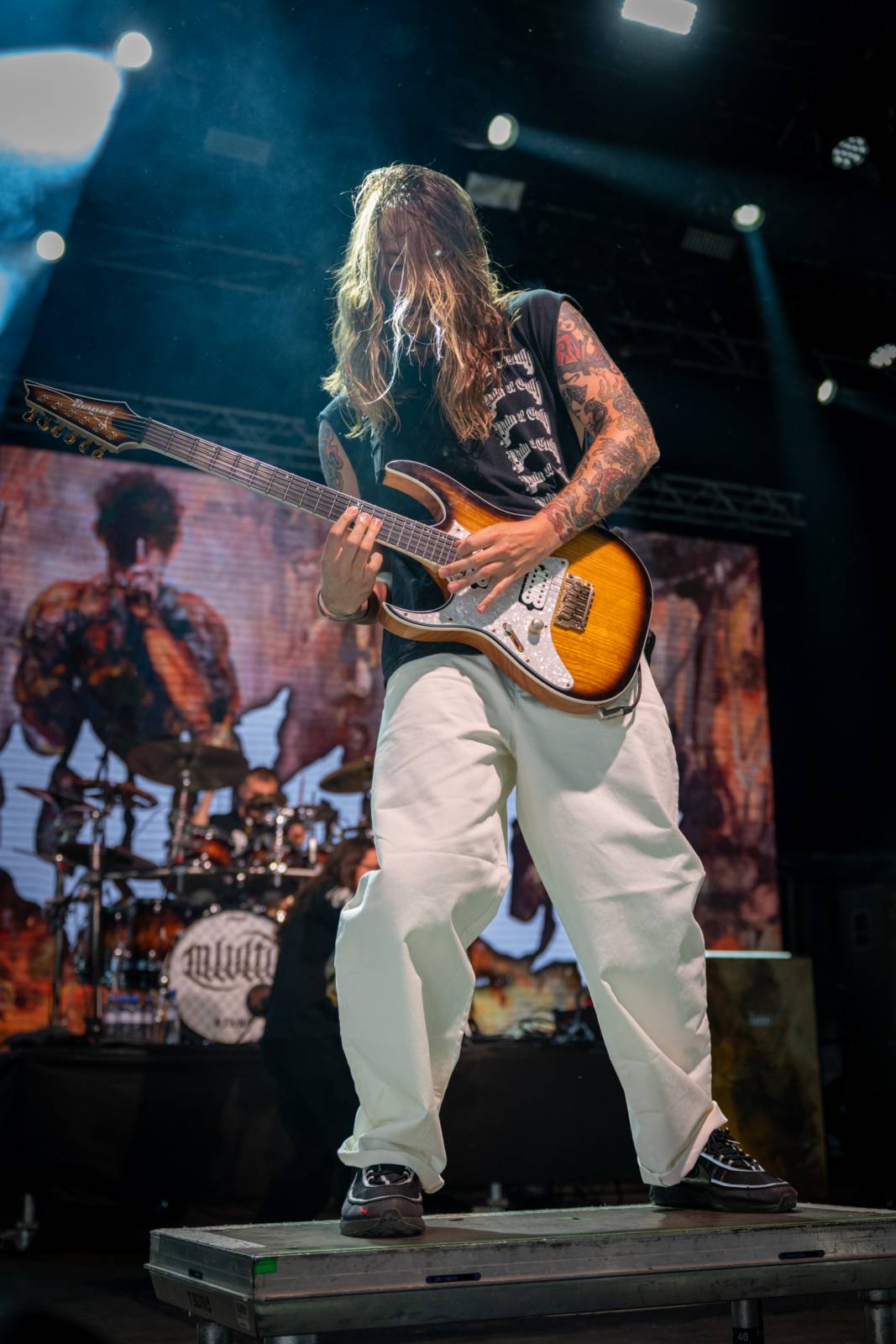 Nad Hradcem Králové čtvrtý den Rock for People konečně vysvitlo slunce. Dorazili Within Temptation, Don Broco, Silent Planet i Alessi Rose