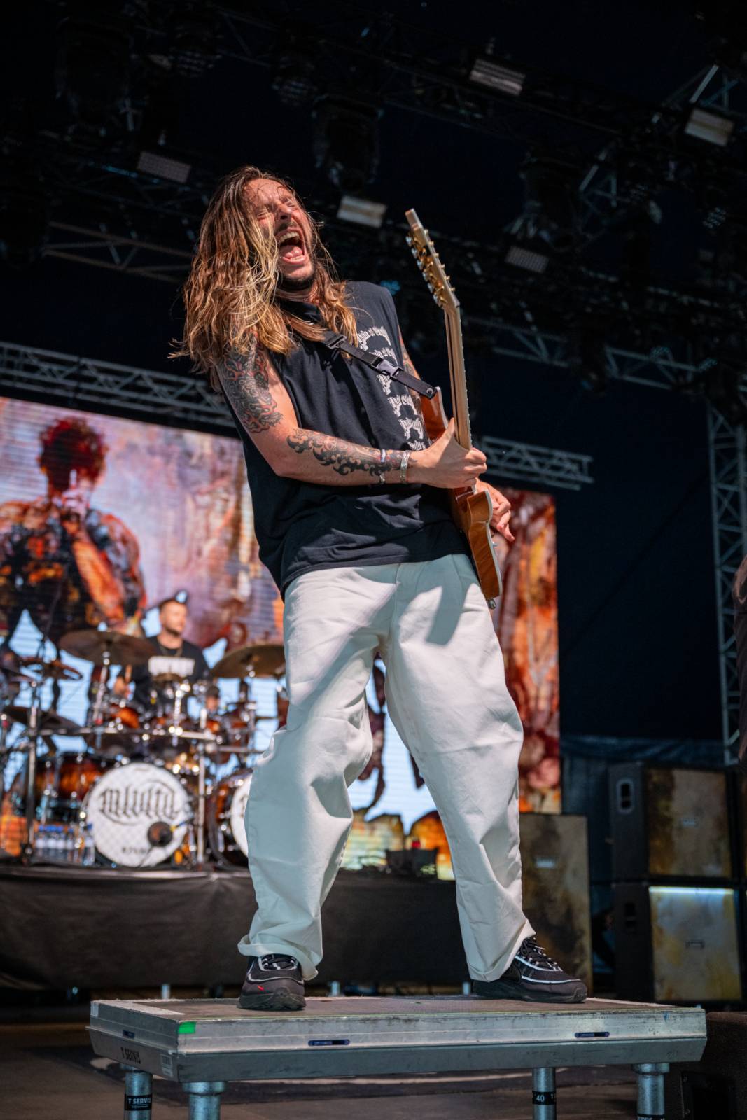 Nad Hradcem Králové čtvrtý den Rock for People konečně vysvitlo slunce. Dorazili Within Temptation, Don Broco, Silent Planet i Alessi Rose