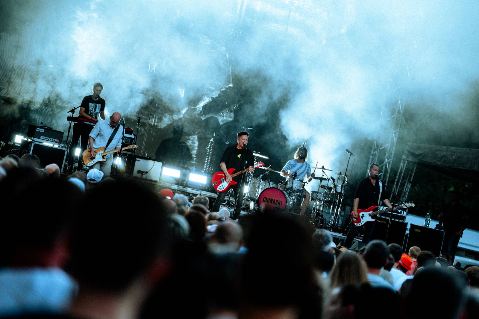 Chinaski přivezli své Open Air Léto do Litoměřic. Fanouškům nabídli pět hodin zábavy
