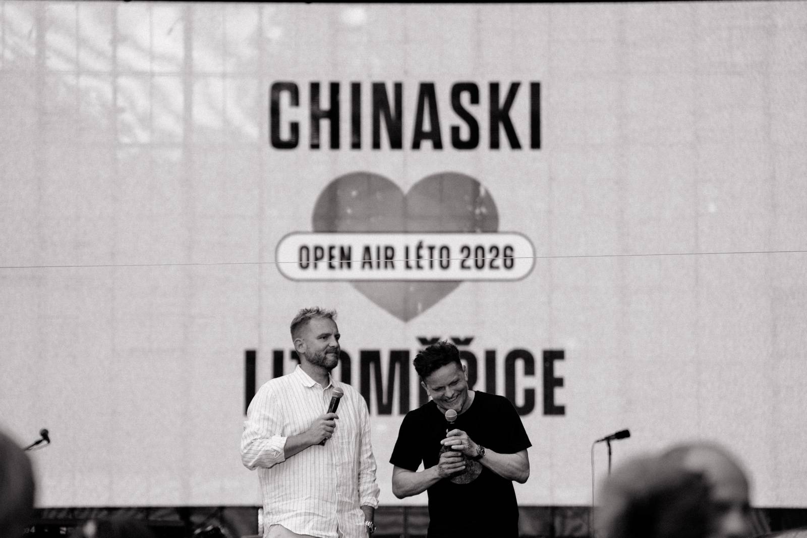 Chinaski přivezli své Open Air Léto do Litoměřic. Fanouškům nabídli pět hodin zábavy