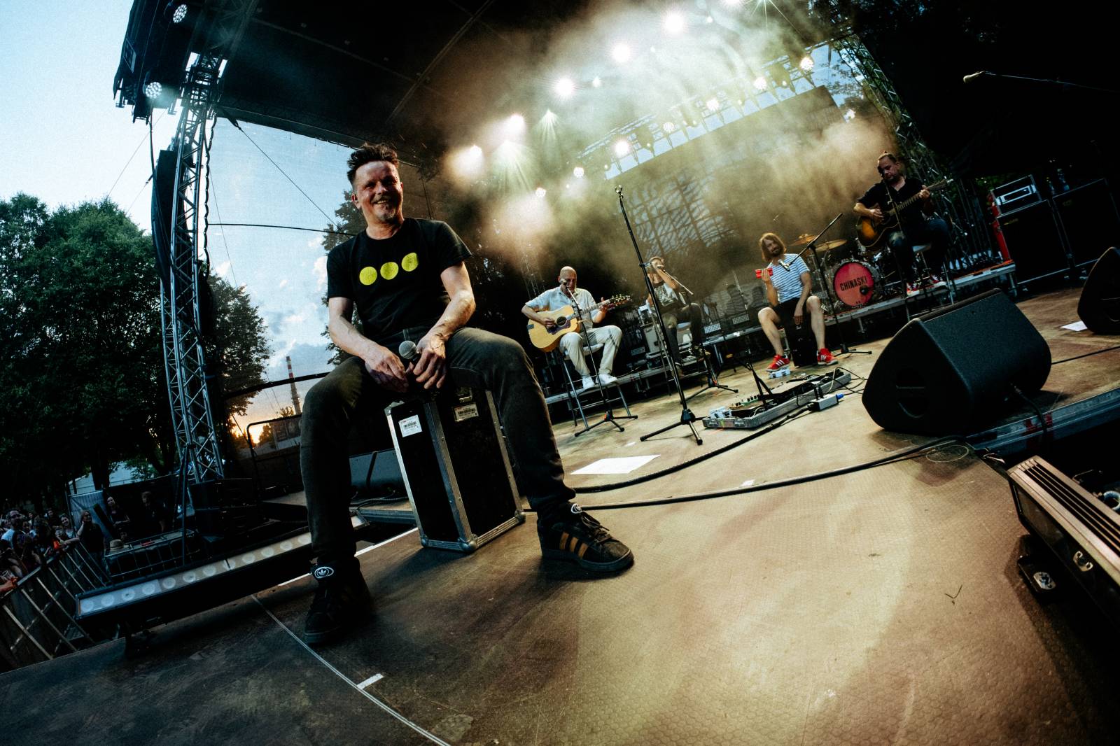 Chinaski přivezli své Open Air Léto do Litoměřic. Fanouškům nabídli pět hodin zábavy