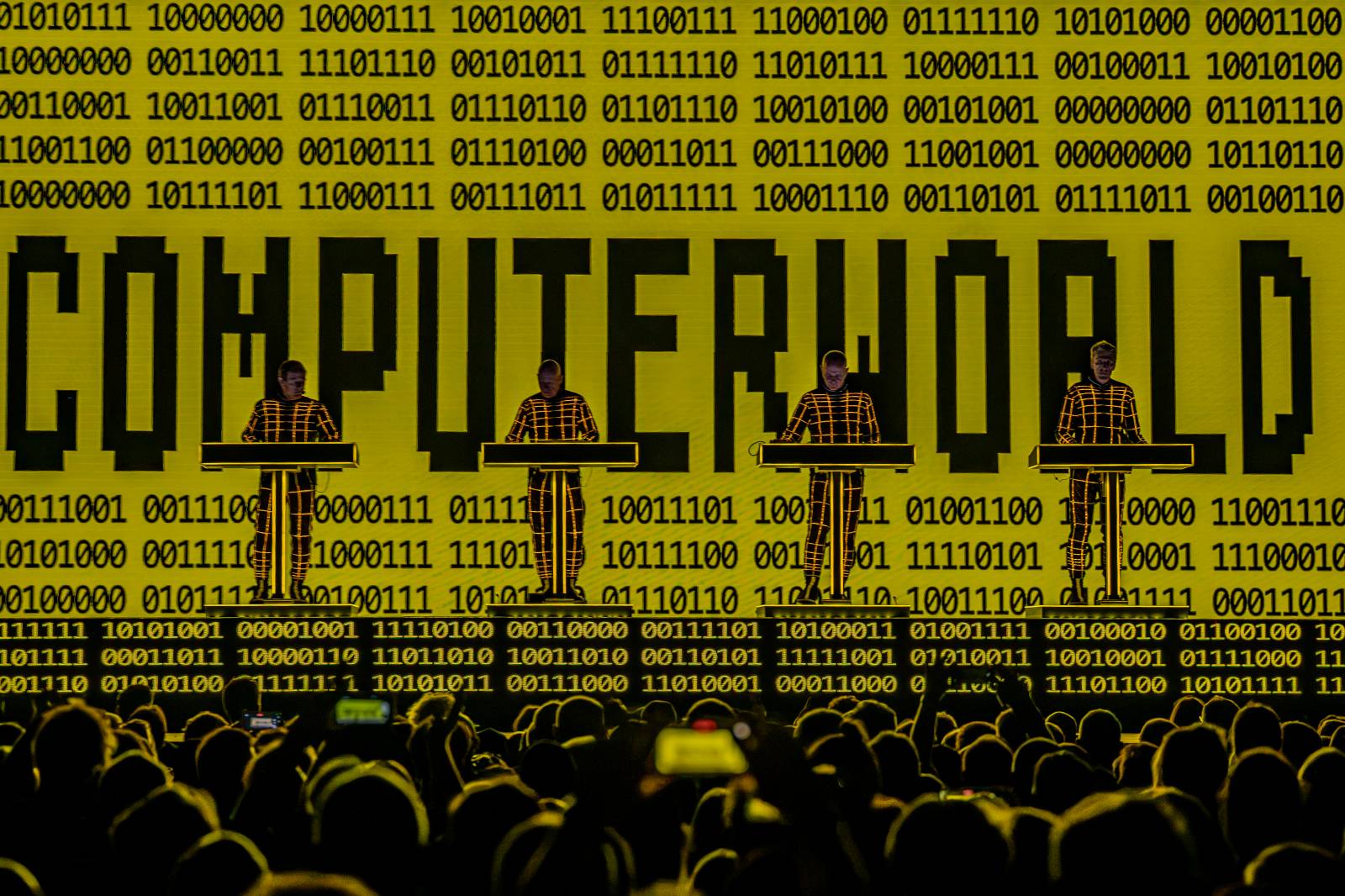 Duchovní otcové taneční a elektronické scény zpátky v Praze. Kraftwerk vystoupili ve Foru Karlín