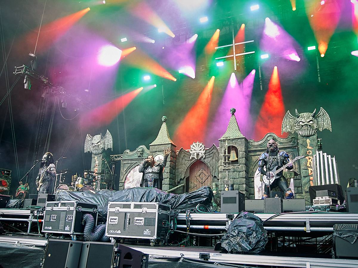 Masters of Rock, den čtvrtý. Podpásovka od počasí, hrůzostrašní Lordi, rozzuření grizzliové Slaughter To Prevail a extravagantní Marilyn Manson