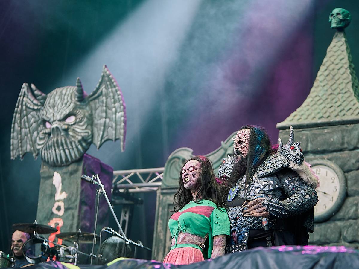 Masters of Rock, den čtvrtý. Podpásovka od počasí, hrůzostrašní Lordi, rozzuření grizzliové Slaughter To Prevail a extravagantní Marilyn Manson