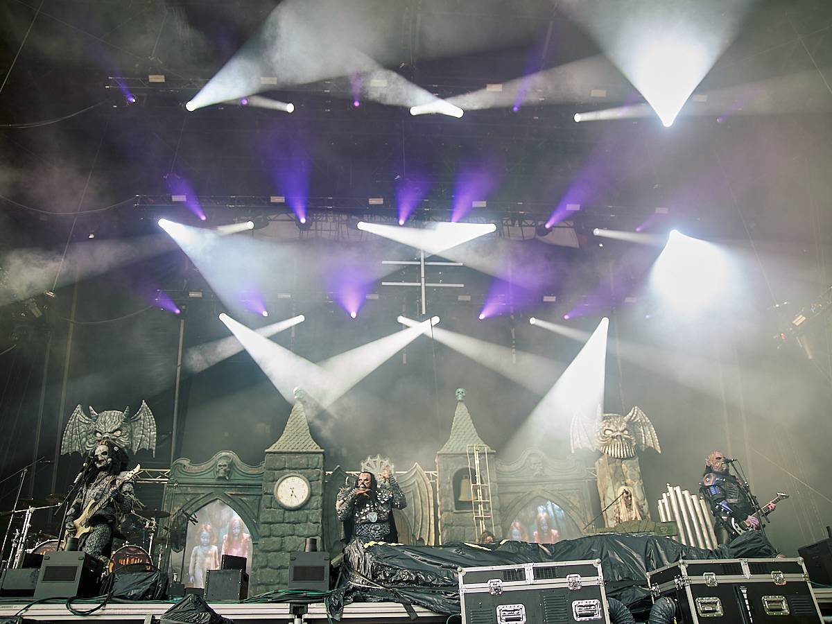 Masters of Rock, den čtvrtý. Podpásovka od počasí, hrůzostrašní Lordi, rozzuření grizzliové Slaughter To Prevail a extravagantní Marilyn Manson