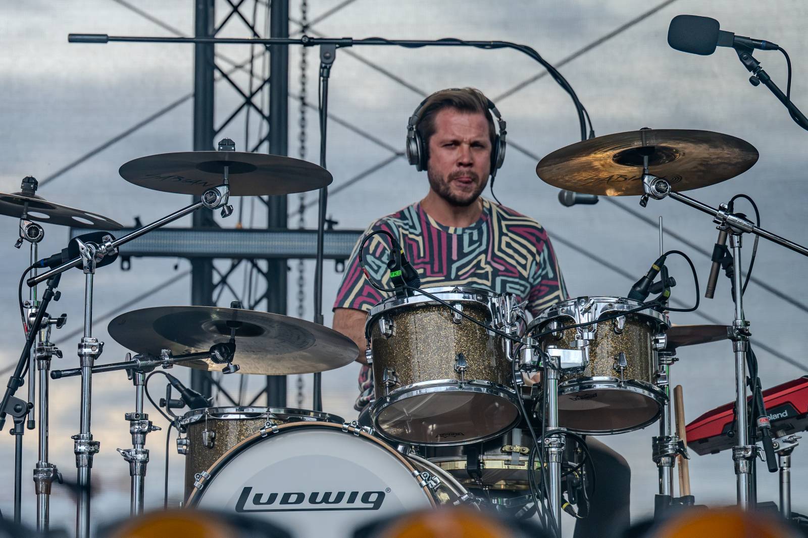 David Koller bavil publikum v pražském Areálu 7. Na Prague Open Air oslavil Kollerband dvacet let na scéně