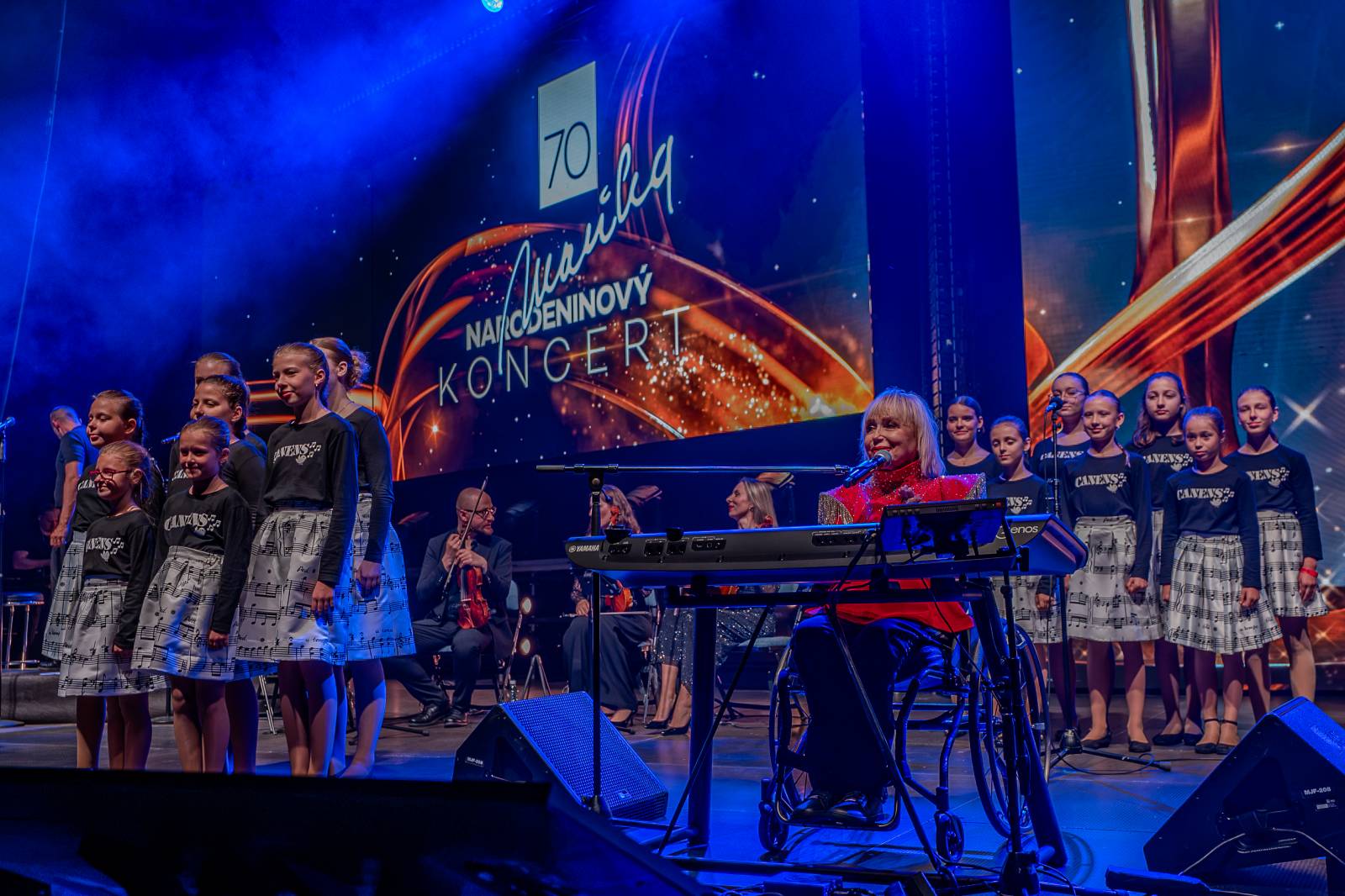 Neskutečná Marika Gombitová. Slovenská diva oslavila v O2 areně sedmdesát let, předvedla perfektní výkon