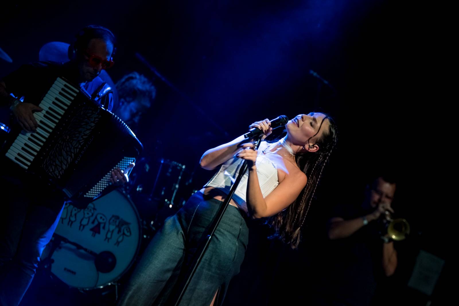 Kateřina Marie Tichá s Bandjezz rozezpívali Brno. Nechyběla ani vzpomínka na Davida Stypku