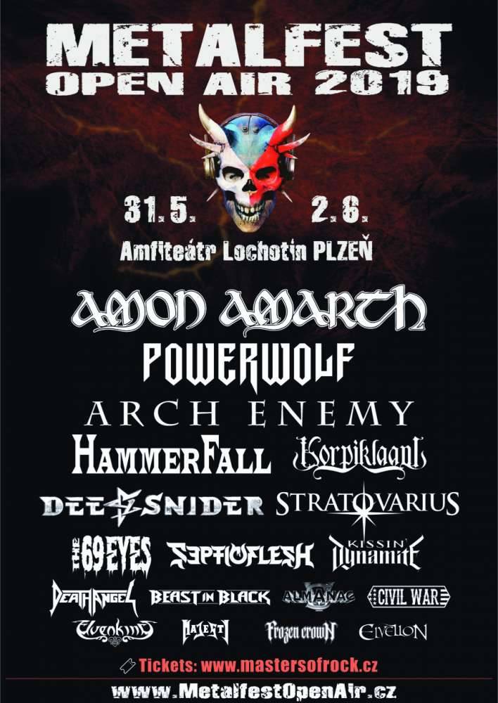 Desátý Metalfest láká do Plzně na Powerwolf, Amon Amarth, Arch Enemy a další hvězdy
