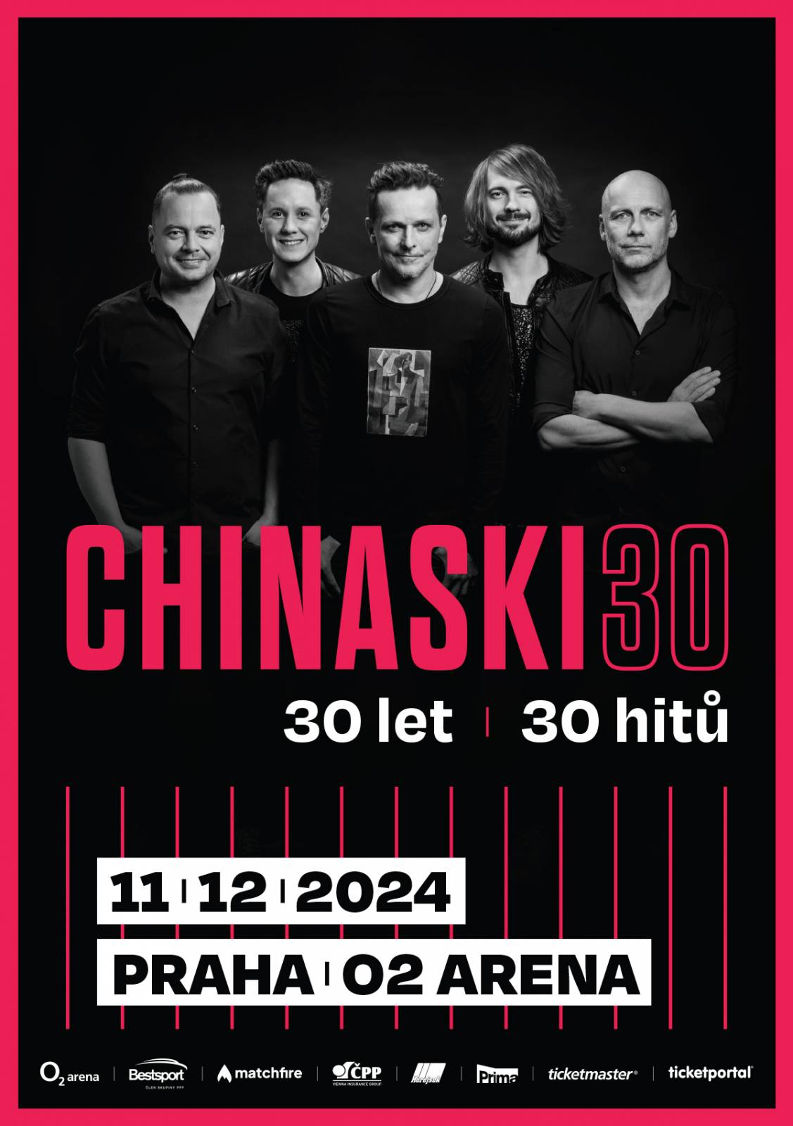 Chinaski oslaví narozeniny v O2 areně, pozvání přijali i bývalí členové