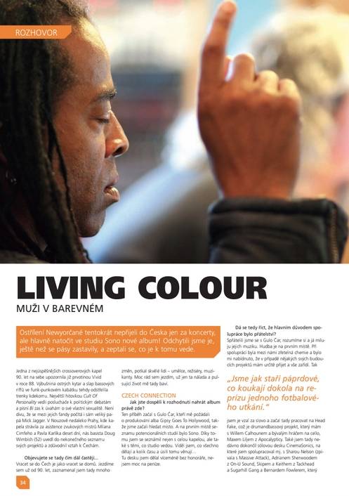 RETRO 2000 | Living Colour: Vracet se do Česka je jako vracet se domů