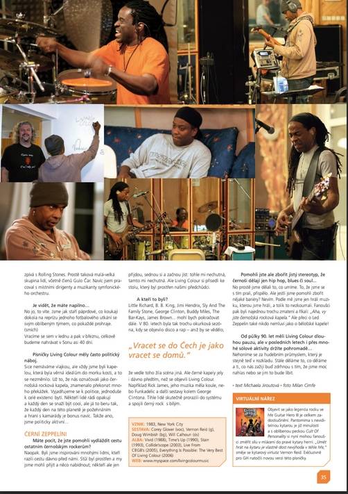 RETRO 2000 | Living Colour: Vracet se do Česka je jako vracet se domů
