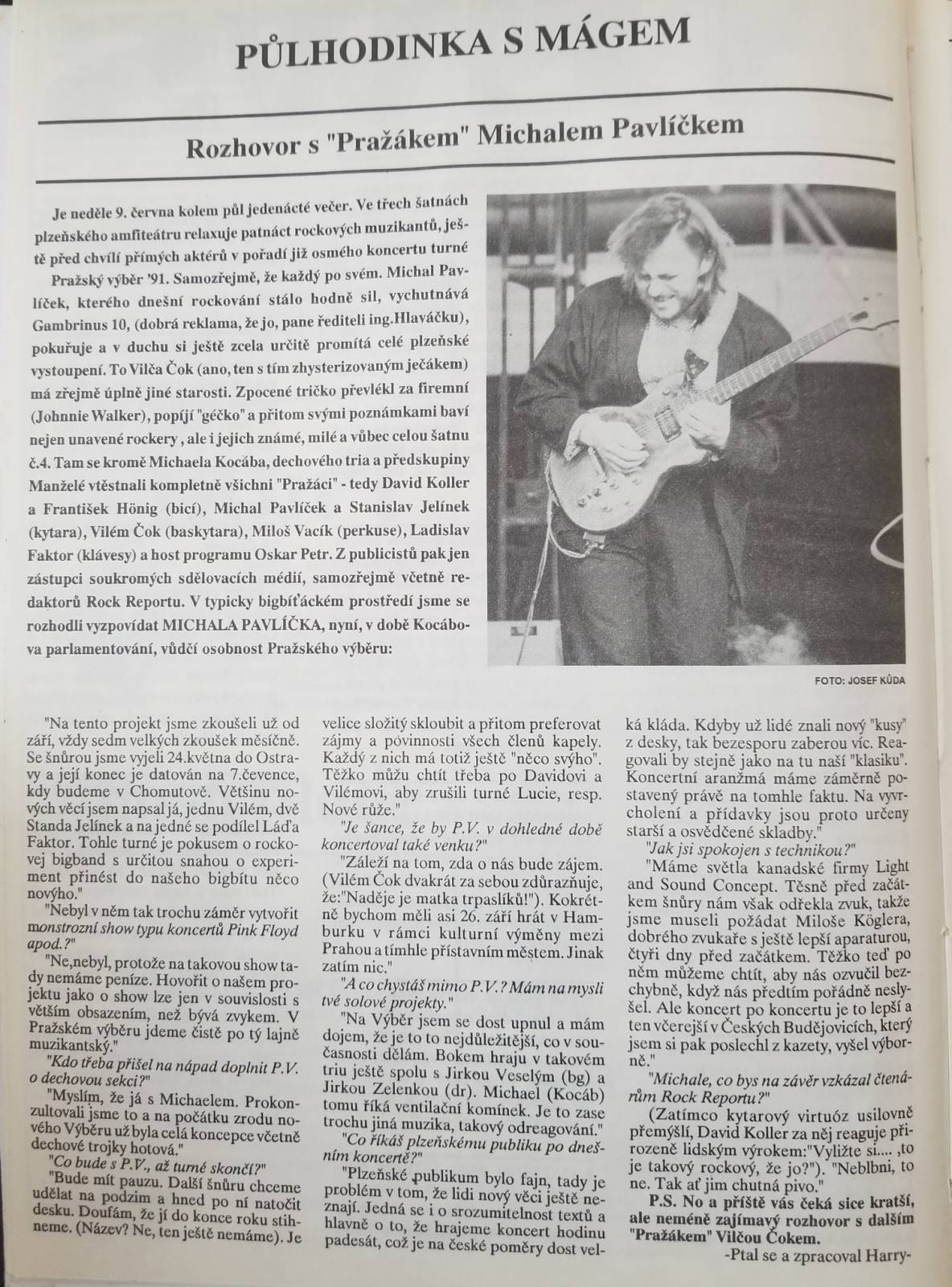 RETRO 90s | Michal Pavlíček: Bigbandové turné Adieu CA bylo experimentem, chtěli jsme s Pražským výběrem přinést něco nového 