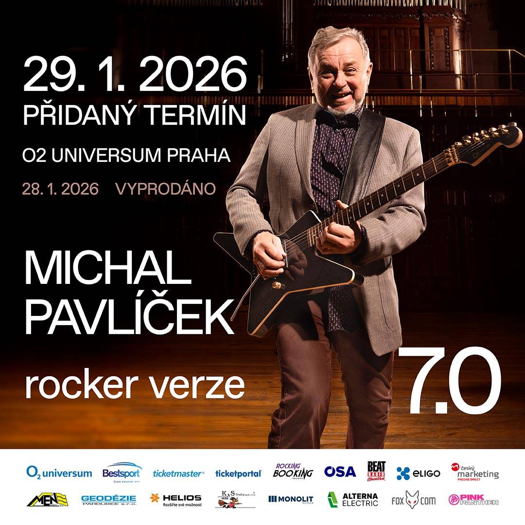 Michal Pavlíček oslaví sedmdesátiny v O2 universu hned dvakrát, poblahopřeje mu řada hostů