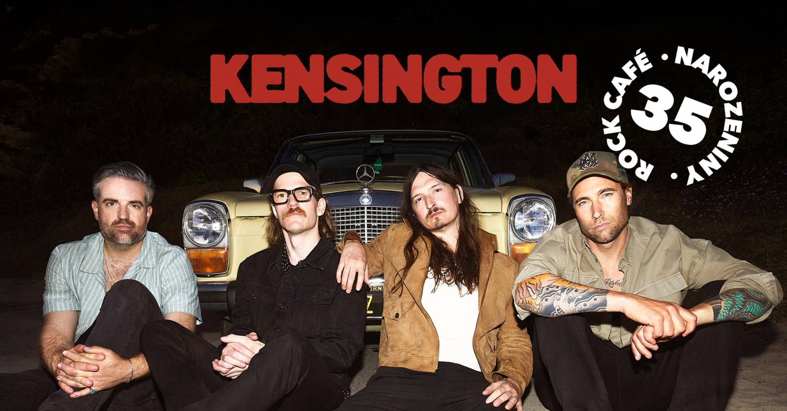 Rock Café slaví 35 let. Výročí legendárního pražského klubu odpálí nizozemští rockeři Kensington