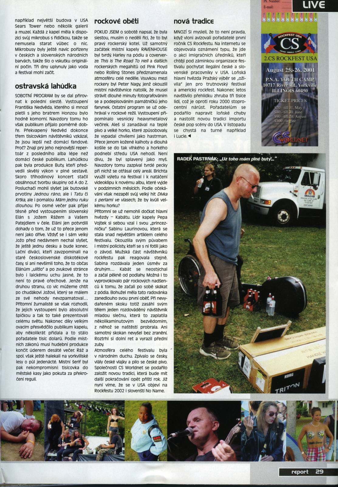 RETRO 2000 | Druhý ročník CS Rockfestu v USA. Krajanům zpívali Kabát, Elán, Buty, Arakain i František Nedvěd