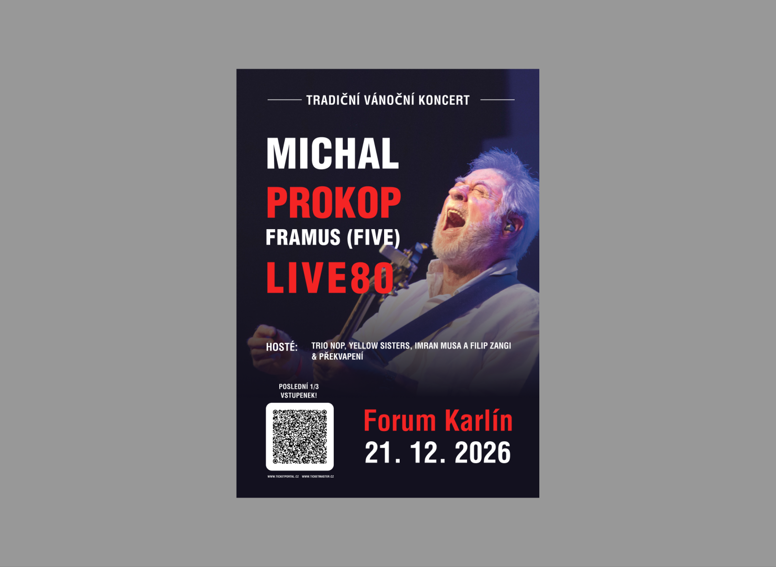 Michal Prokop chystá tradiční vánoční koncert, oslaví na něm osmdesáté narozeniny