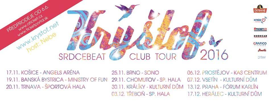 Kryštof opět roztlučou Srdcebeat! Na podzim se vrací do hal