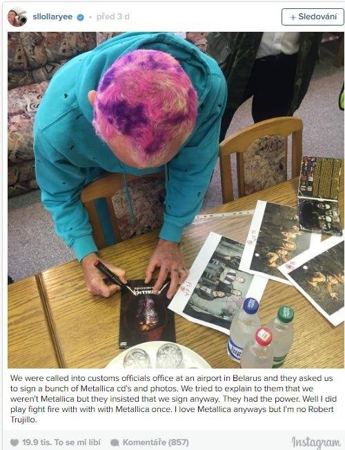 Splést si Metalliku s Red Hot Chili Peppers? Pro Bělorusy žádný problém