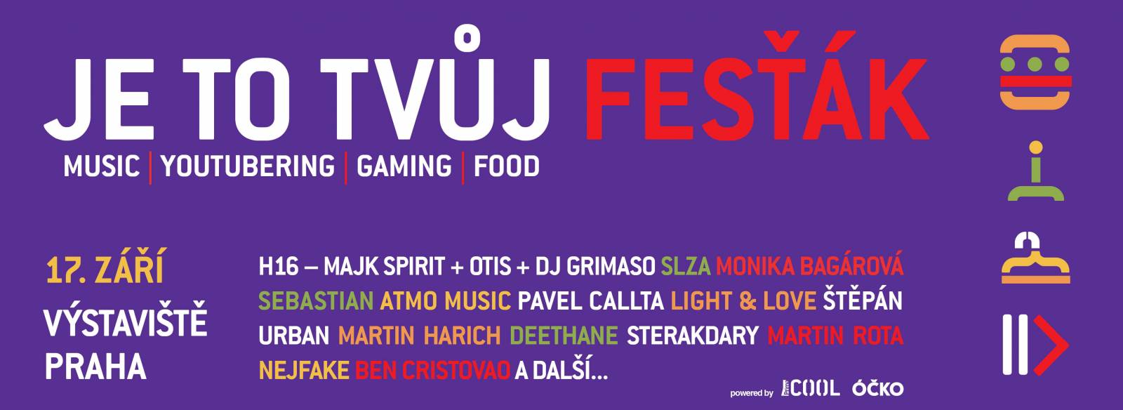 Užijte si babí léto: Na pražský Vodafone You Fest míří Majk Spirit, Sebastian i YouTubeři