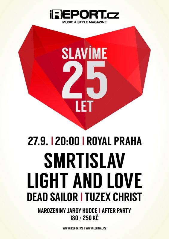 iREPORT oslaví 25 let na velkolepé párty v klubu Royal