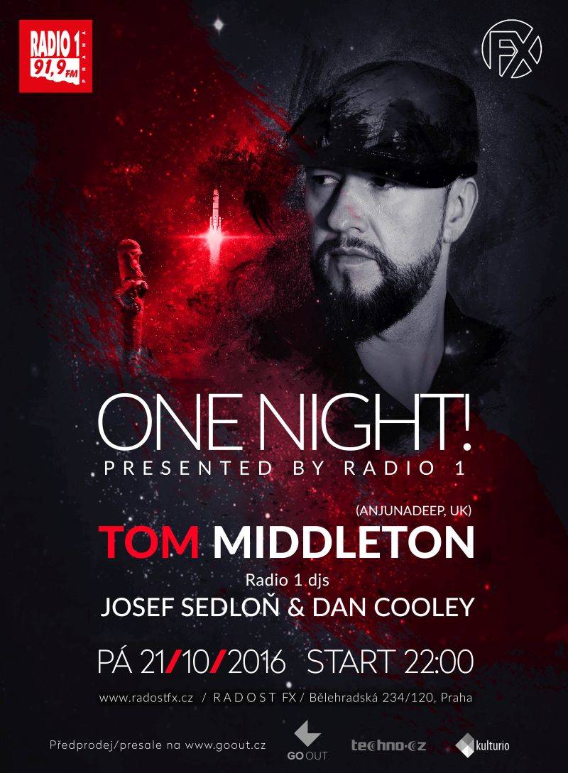 Říjnová One Night! v Radosti FX uvede Toma Middletona