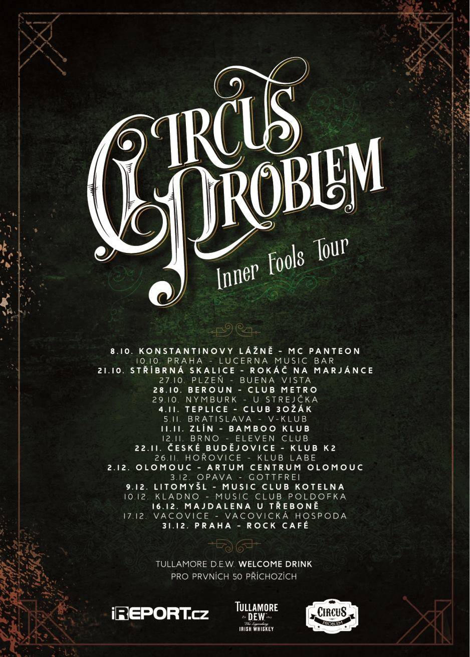 Circus Problem vydávají album Inner Fools. Pokřtí ho v Lucerna Music Baru