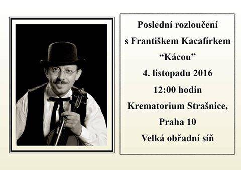 Zemřel houslista František Kacafírek ze skupiny Tři sestry, hrál i se Zelenáči