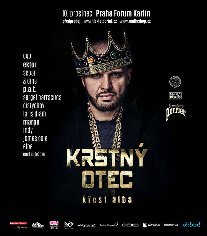 Rytmus pokřtí ve Foru Karlín nové album Krstný otec. Koupily si ho už tisíce fanoušků