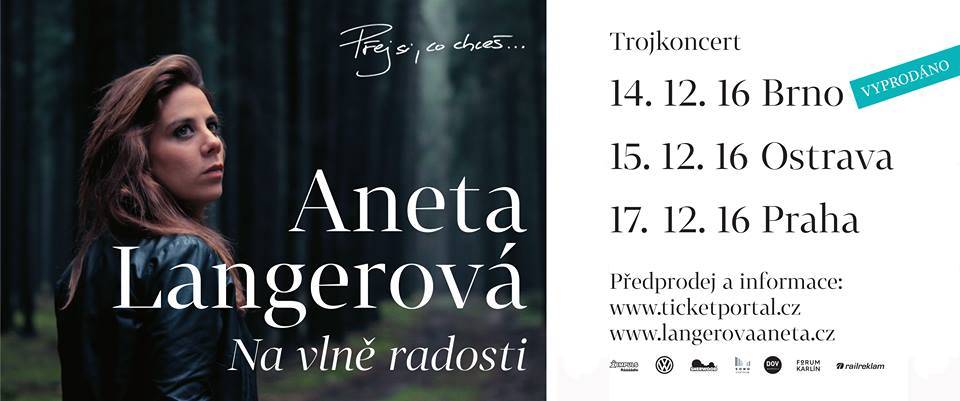 Aneta Langerová vás sveze Na vlně radosti. A hned třikrát!