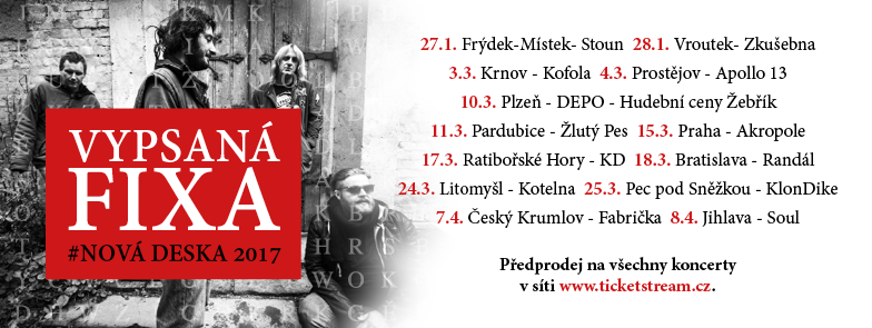 Vypsaná Fixa vyprodala vánoční malou Lucernu, na jaře vyrazí na turné k nové desce. Vystoupí i na Žebříku