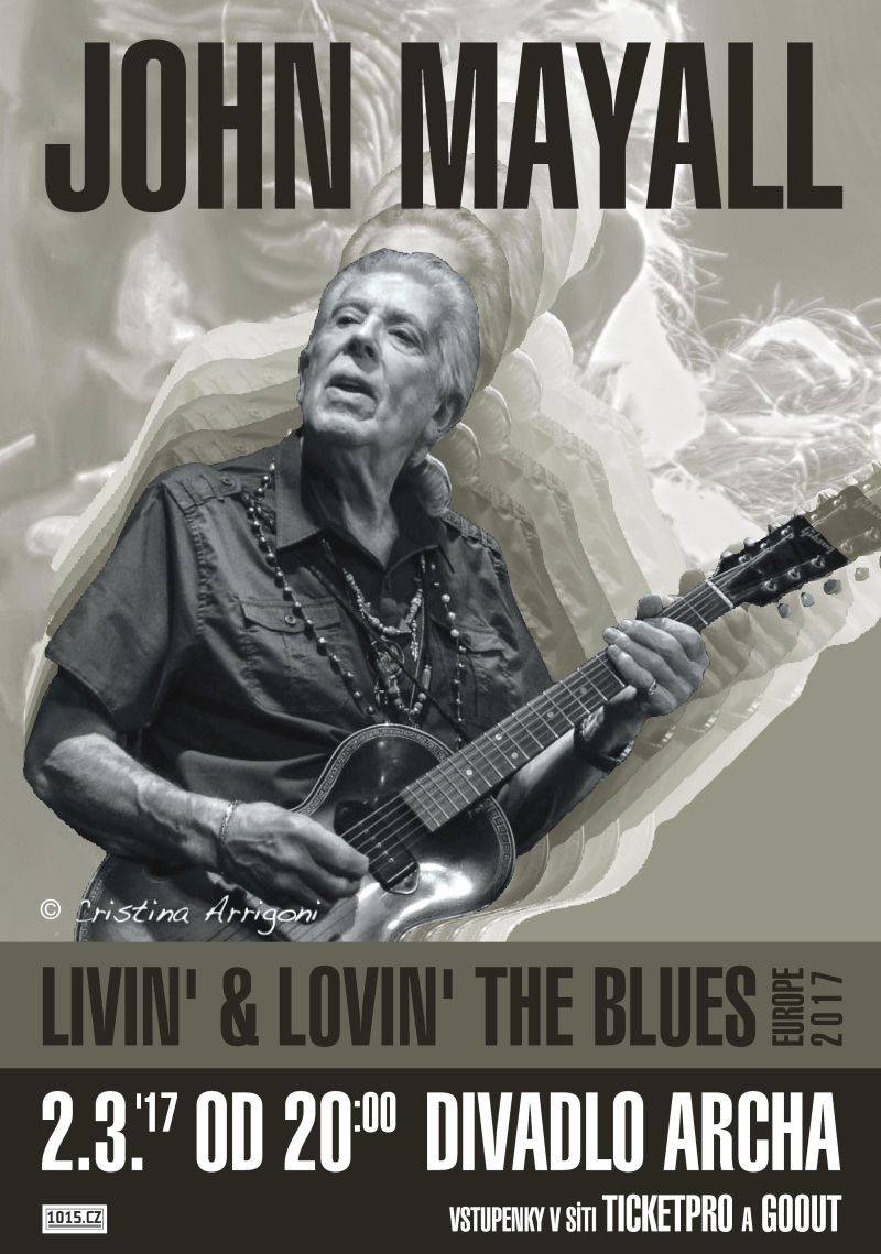Britský bluesový průkopník John Mayall představí v pražském Divadle Archa novou desku