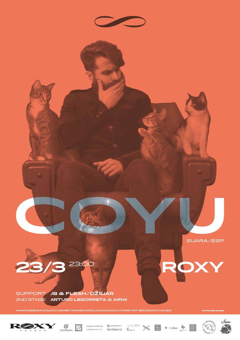 Horkokrevný Katalánec Coyu rozpálí v březnu pražský klub Roxy