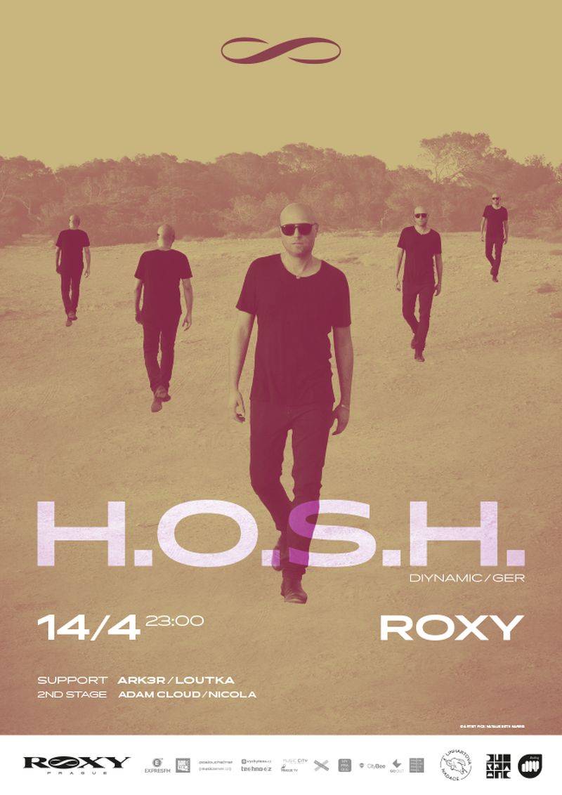 H.O.S.H. ze Solomunova labelu Diynamic přivede v pátek do varu pražskou Roxy