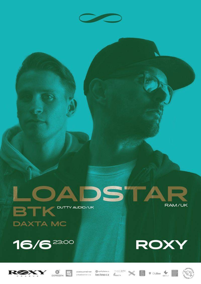 V červnu ovládne Roxy d'n'b: Loadstar a BTK budou hvězdy noci