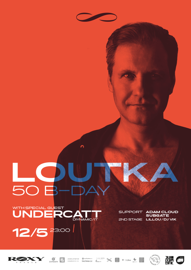 DJ Loutka oslaví v pátek v Roxy své padesátiny, přizval si zahraniční hosty